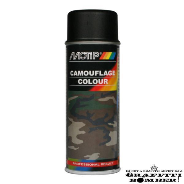 MOTIP Camouflagelak Ral 9021 Zwart 04206