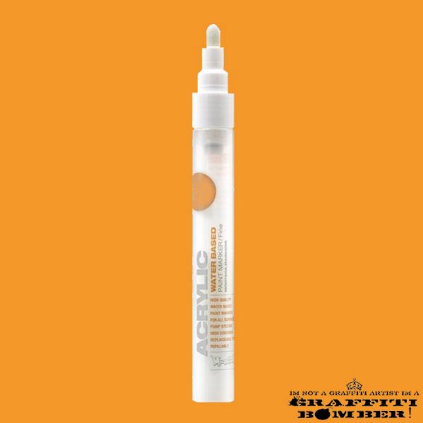 Montana Acrylic Marker 2mm F2000 Power Orange EAN4048500346354