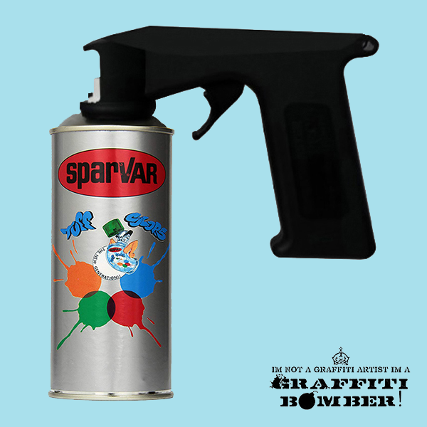 SPARVAR GRAFFITI-ART HIGH PRESSURE 28blauw2 HP Bomber.nl