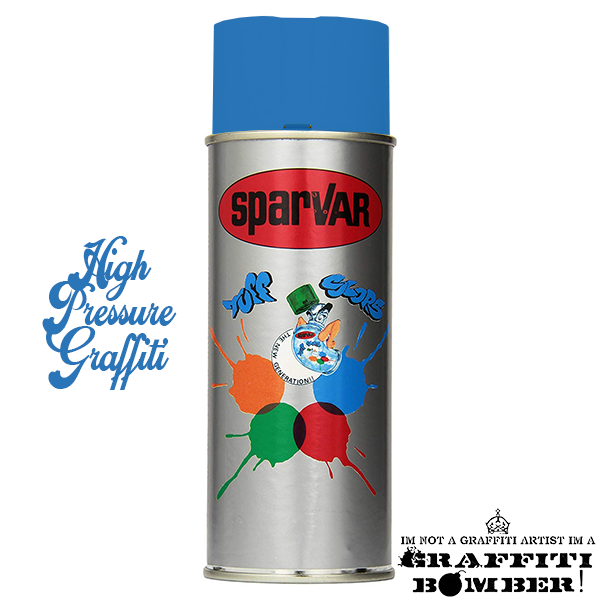 SPARVAR GRAFFITI-ART HIGH PRESSURE 28blauw6 HP Bomber.nl