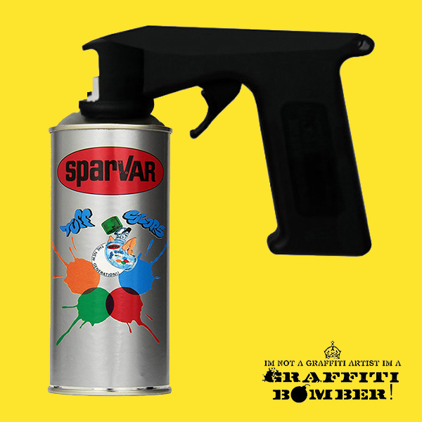SPARVAR GRAFFITI-ART HIGH PRESSURE 28geel2 HP Bomber.nl