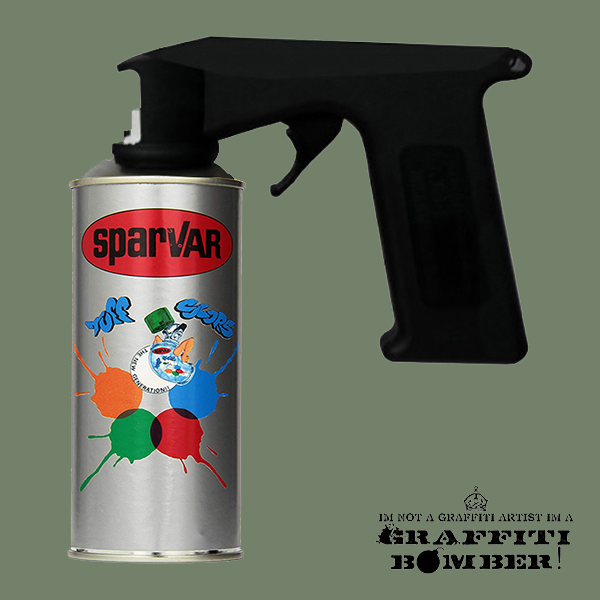 SPARVAR GRAFFITI-ART HIGH PRESSURE 28grijs4 HP Bomber.nl