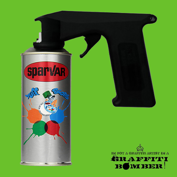 SPARVAR GRAFFITI-ART OLD SCHOOL 28groen3 Bomber.nl